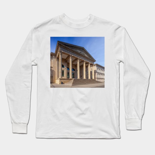 Leine Castle, Hanover, Lower Saxony, Germany, Europe Long Sleeve T-Shirt by Kruegerfoto